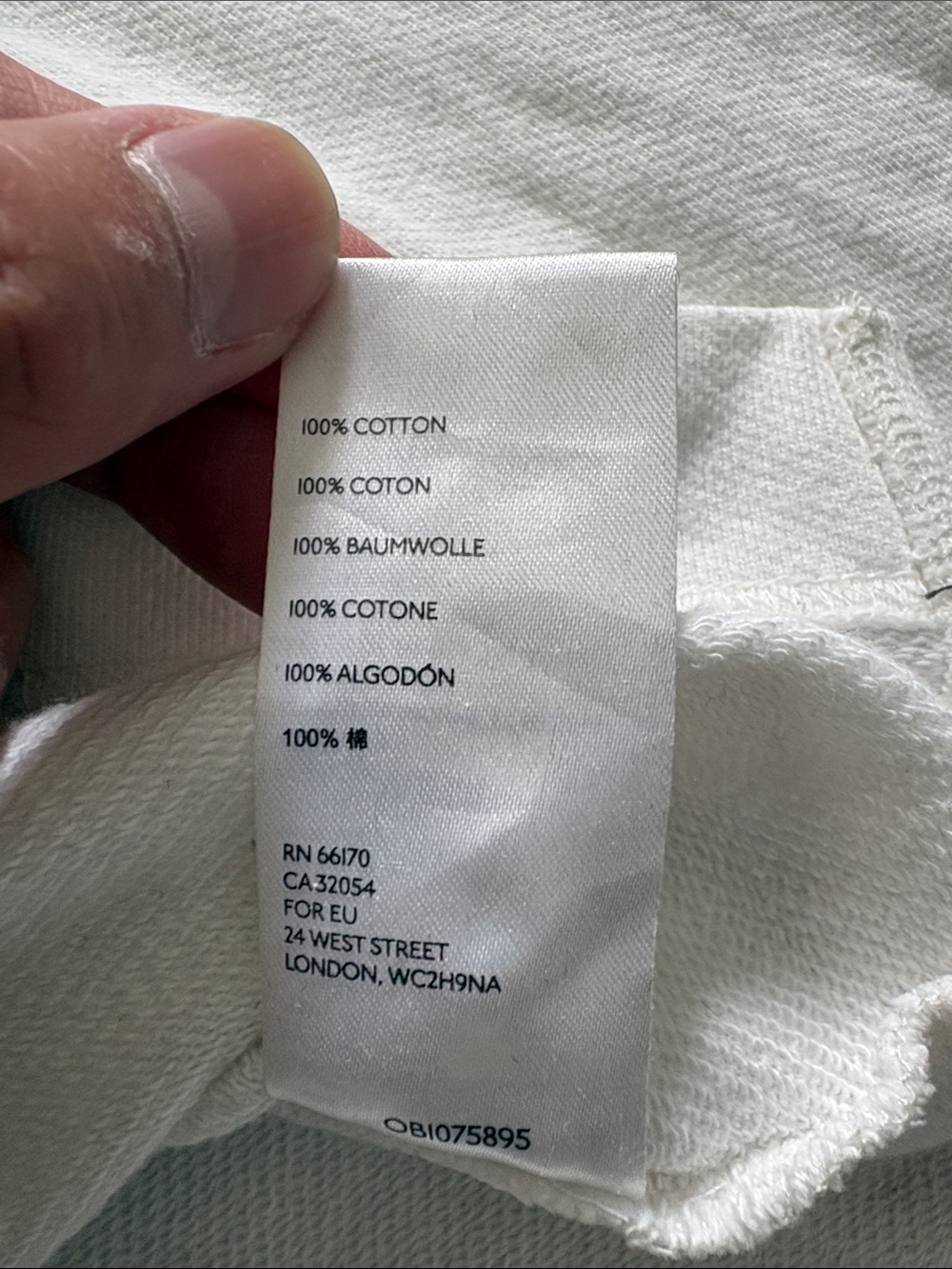 Anthropologie Garima Dhawan White Crewneck Sweatshirt - Picture 6 of 11